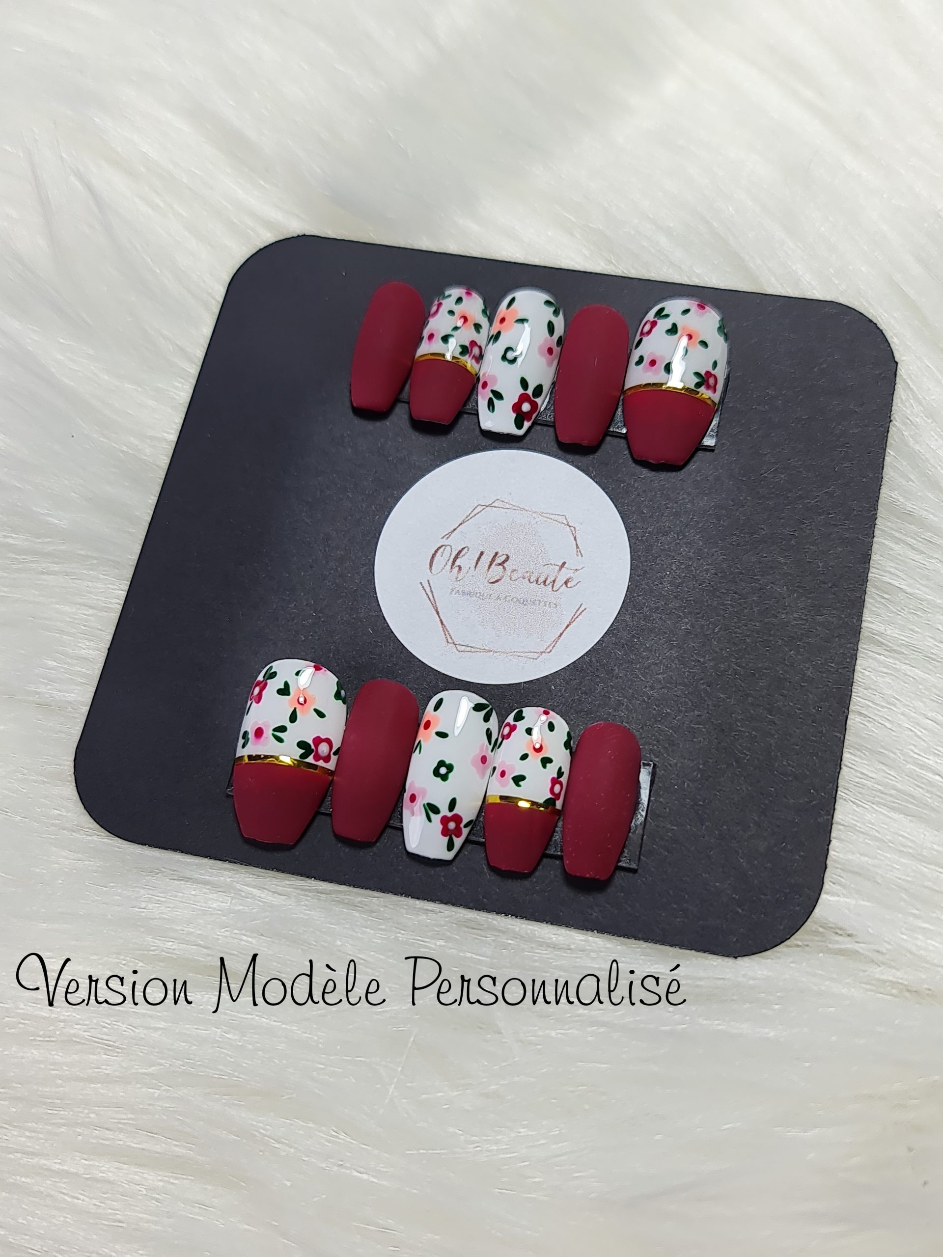 Set Press on nails MODELE PERSONNALISE